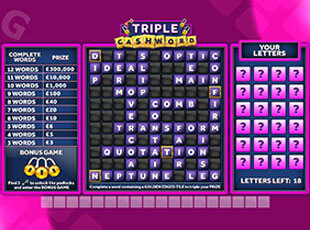 Triple Cashword Pink screenshot 2